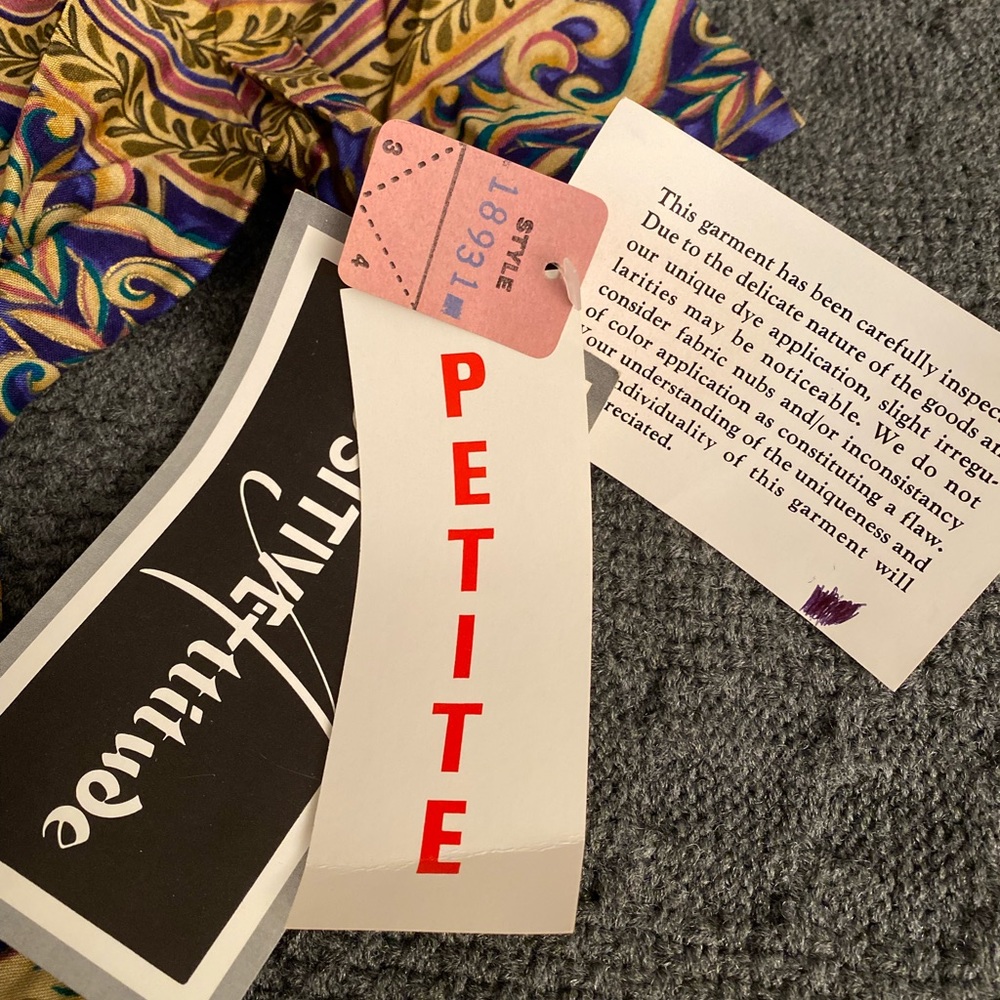 NWT, Petite 3/4 Dress by Positive Attitude - Picture 6 of 7